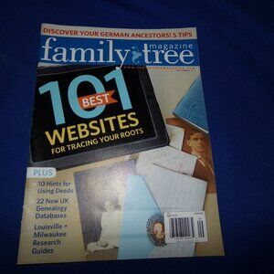 Vintage Family Tree Magazine - September 2012 - Genealogy Research - Ancestry